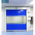 Blue Electric Operate Warehouse Fast Rolling PVC Door